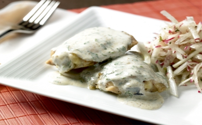 Pollo al yogur